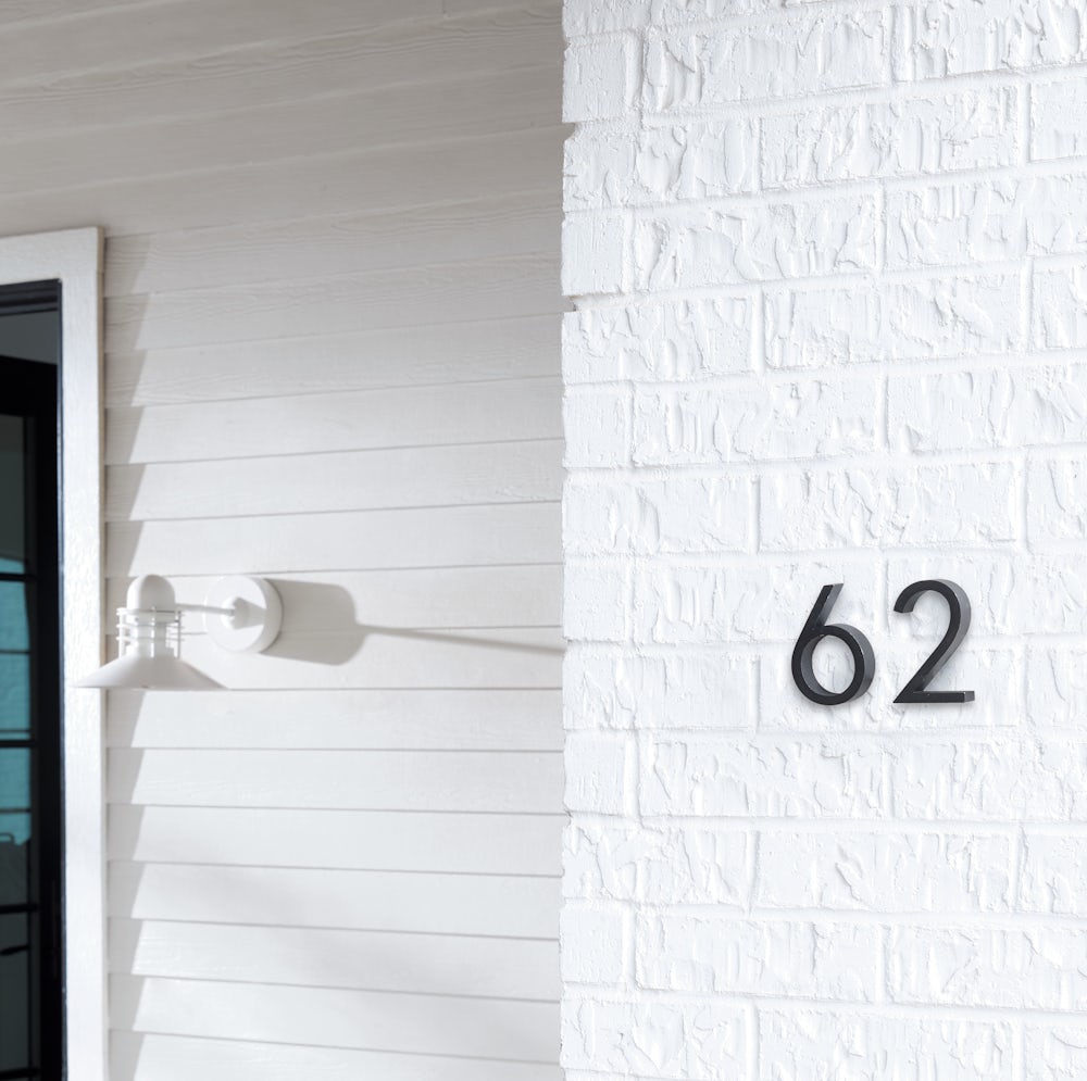 Neutra Modern House Numbers