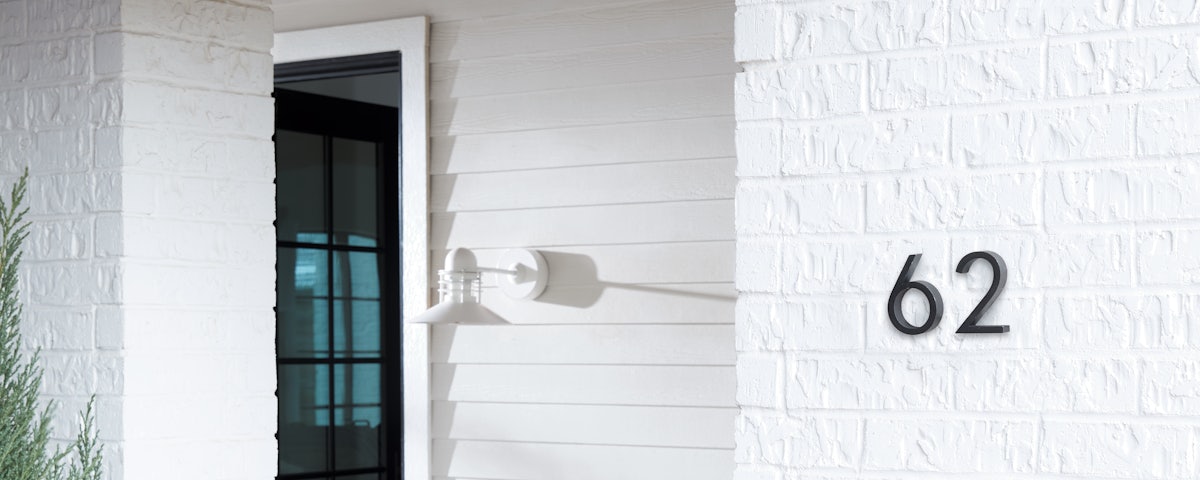 Neutra Modern House Numbers