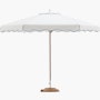 Tuuci Ocean Master Hexagon Scalloped Umbrella Tuuci Ocean Master Hexagon Scalloped Umbrella