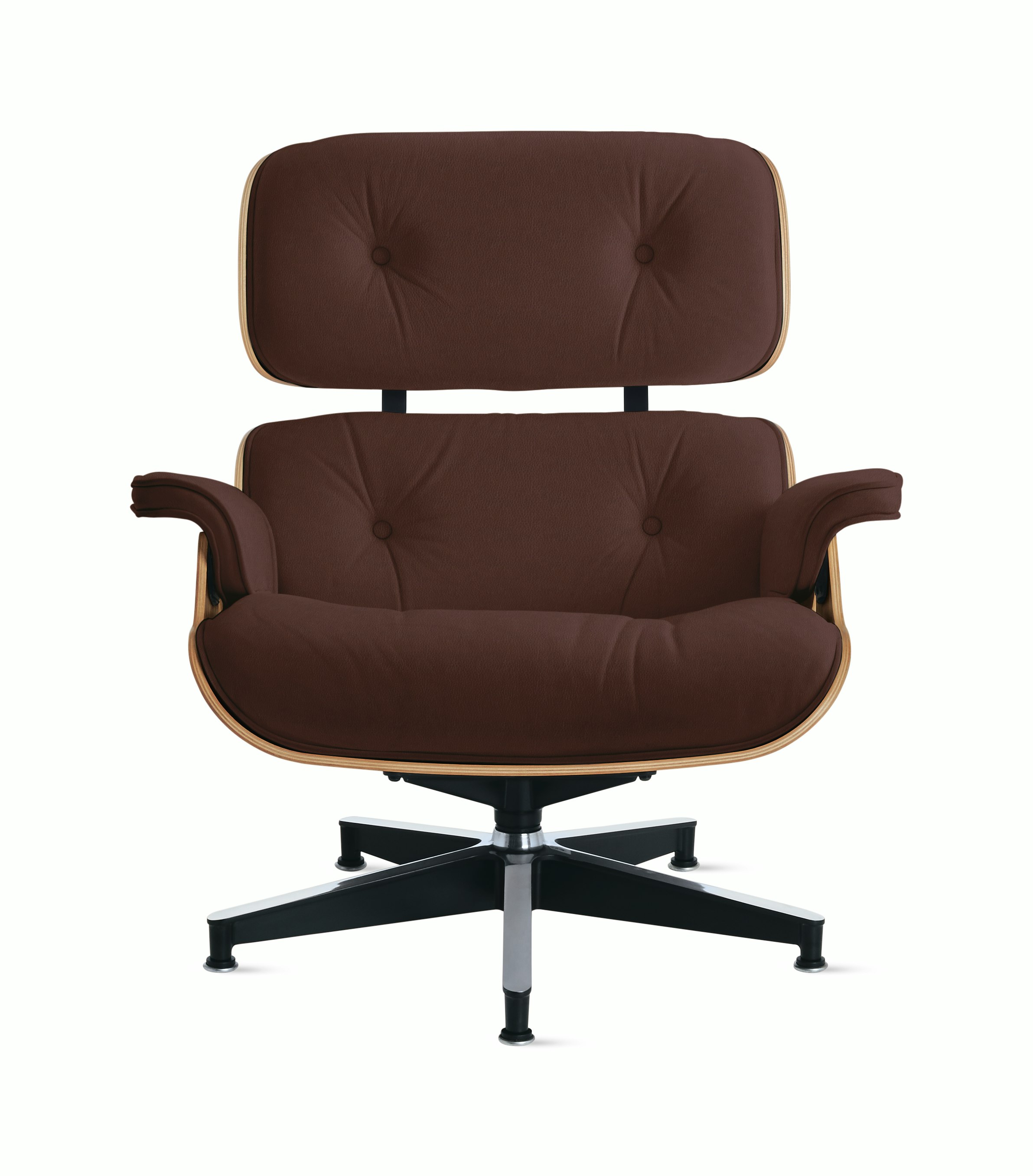 Eames Lounge Chair in Prone and Stow leathers