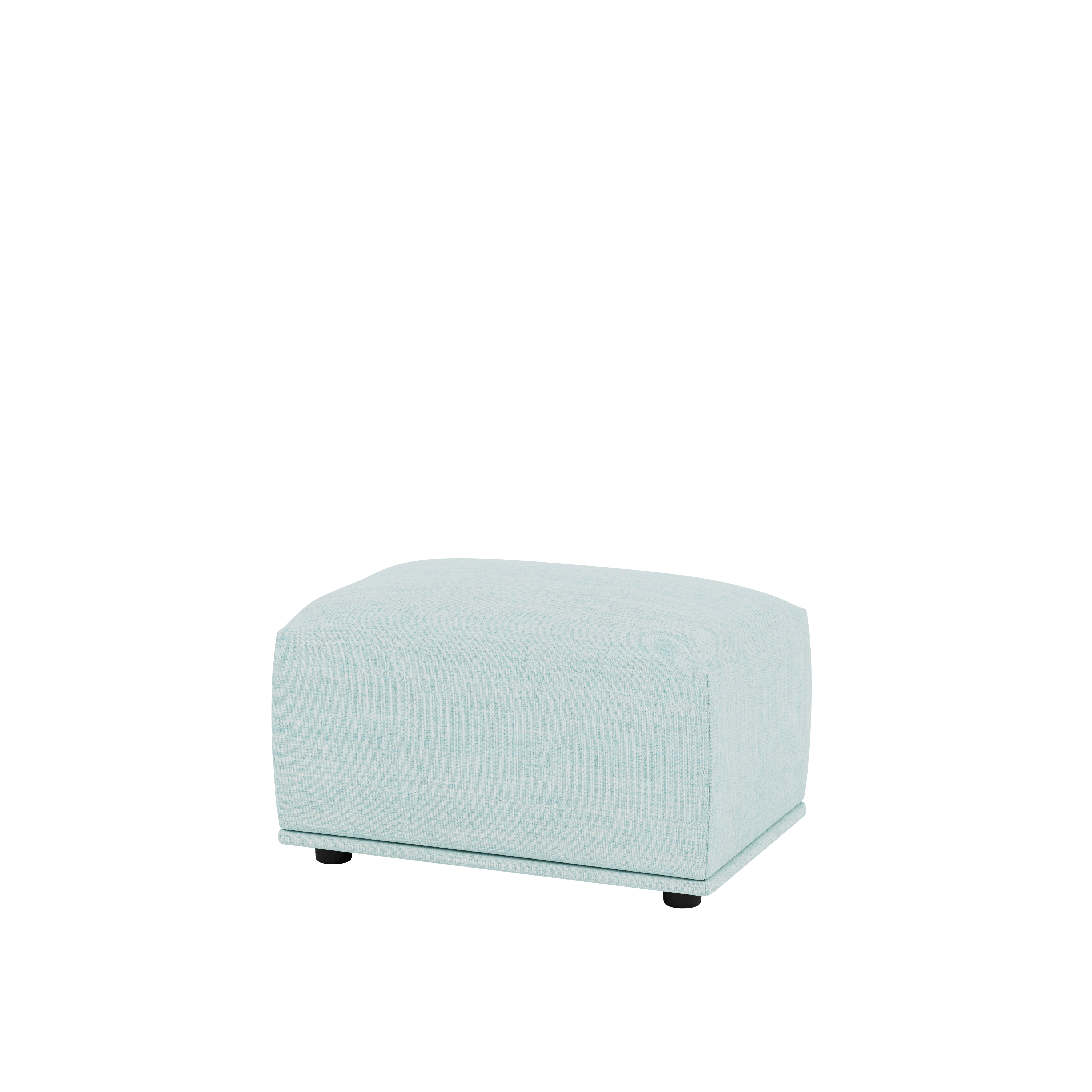 Echo Pouf, Large, Remix 823, Light Blue, 17" x 24"