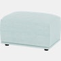 Echo Pouf, Large, Remix 823, Light Blue, 17" x 24"