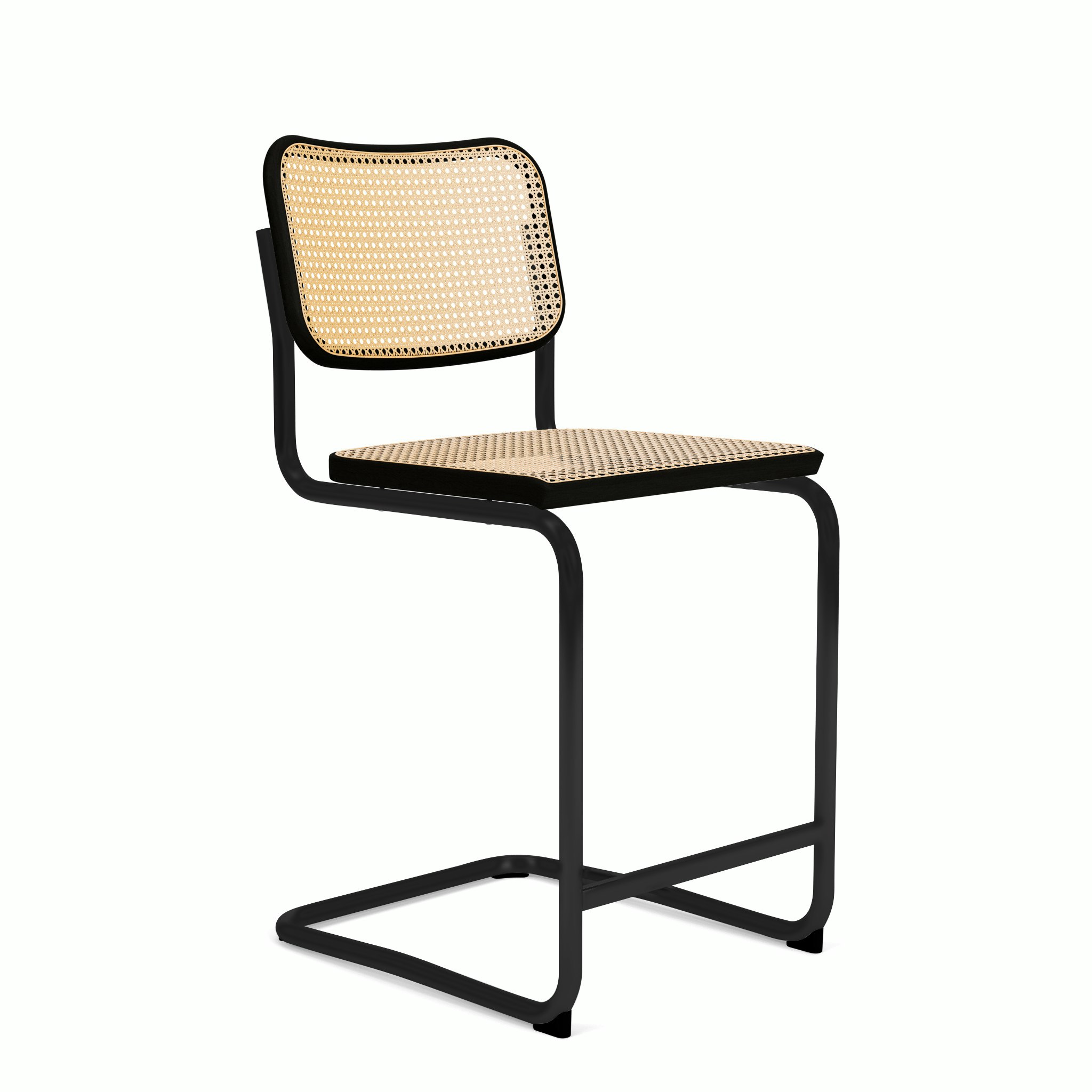 Cesca Stool - Cane,  Ebonized Beech,  Black