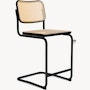 Cesca Stool - Cane,  Ebonized Beech,  Black