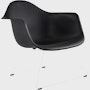 Eames Molded Plastic Low Wire Base Armchair LAR