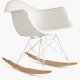 Eames Molded Plastic Armchair, Rocker Base Eames Molded Plastic Armchair, Rocker Base