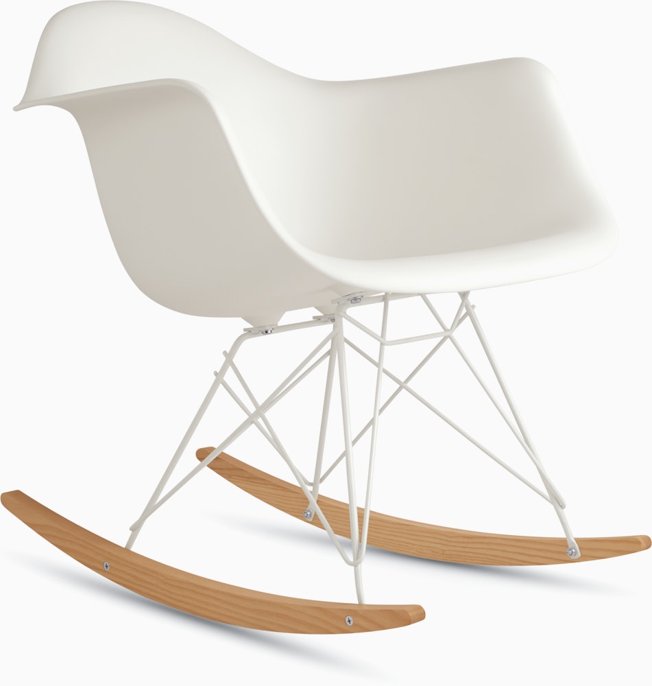 Eames Molded Plastic Armchair, Rocker Base – Herman Miller Store
