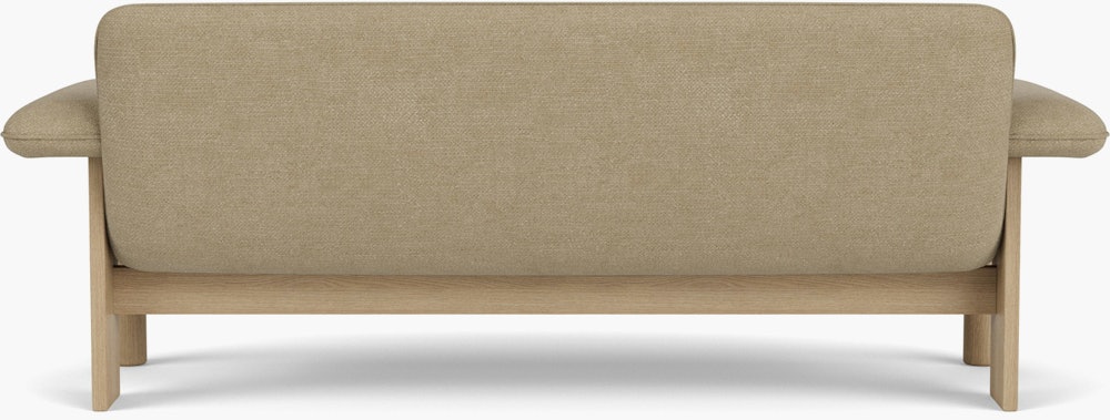 Brasilia Sofa - Natural Oak, Audo Boucle, Driftwood