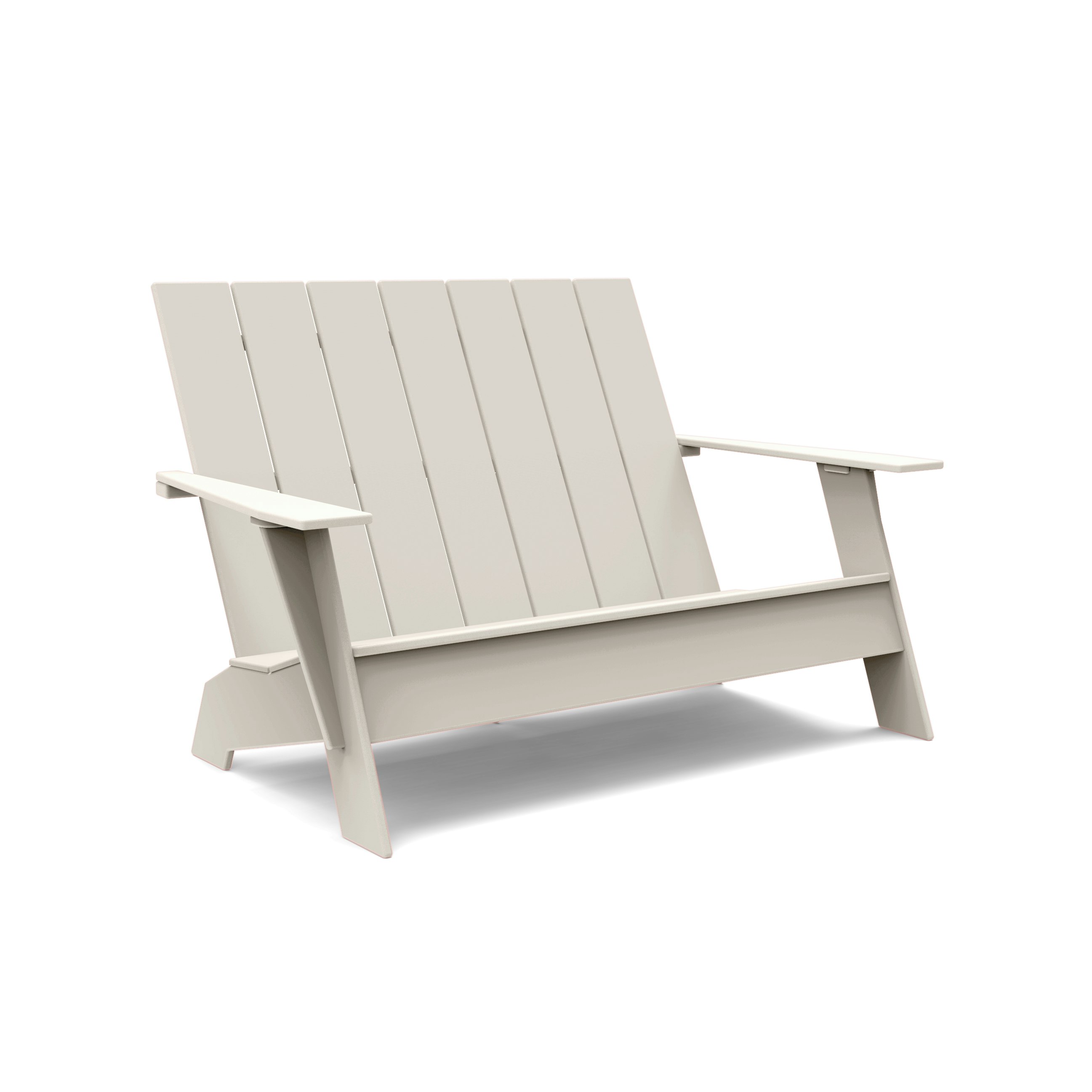 Adirondack Bench 2-Seater - Compact,  Fog