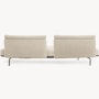 Panoramic Sofa - Right ,  Double Large,  Curly,  Ivory,  Charcoal
