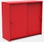 Slider Storage Cabinet - Red