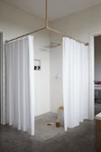 DWR Honeycomb Shower Curtain