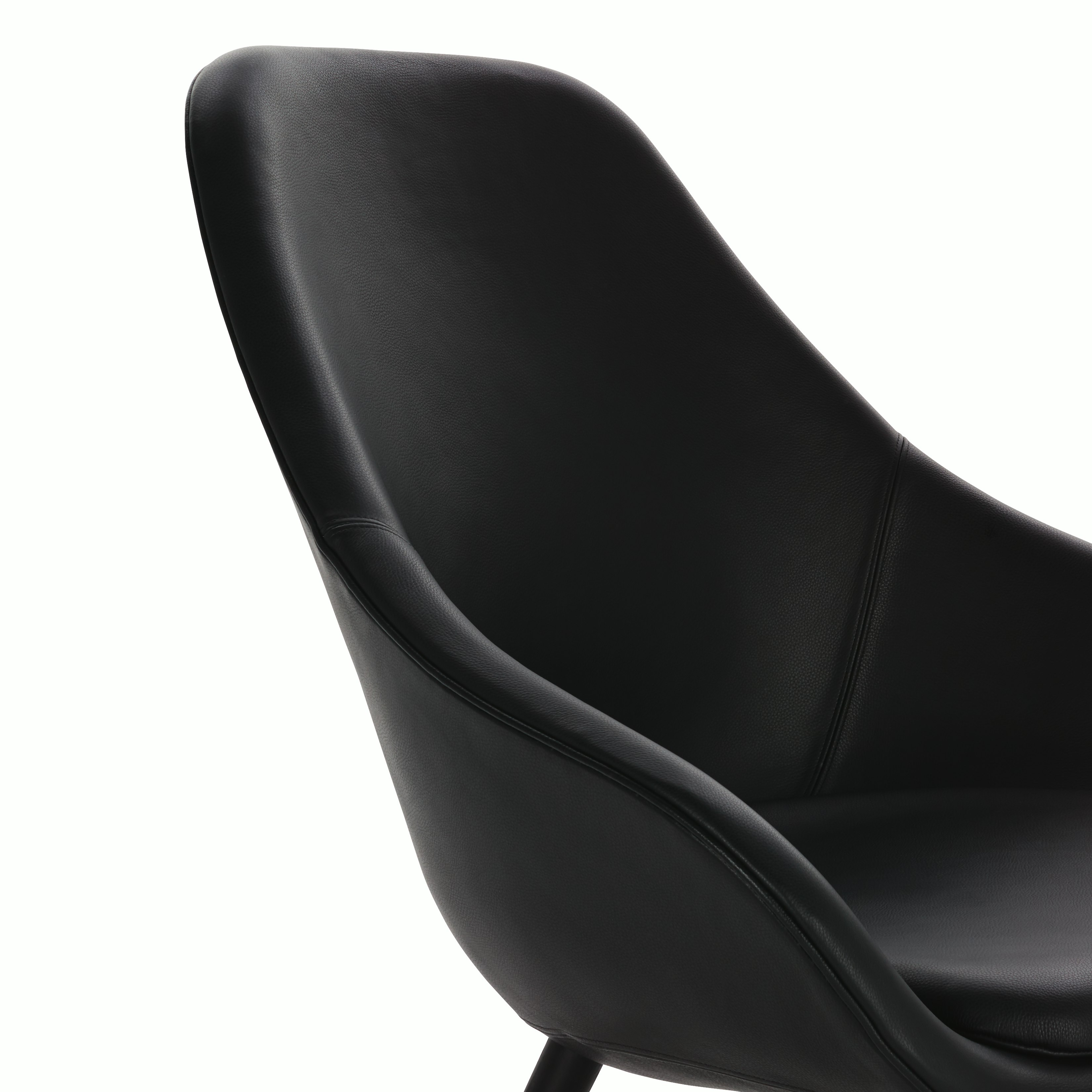 AAL 92 About A Lounge High Back Wood Base