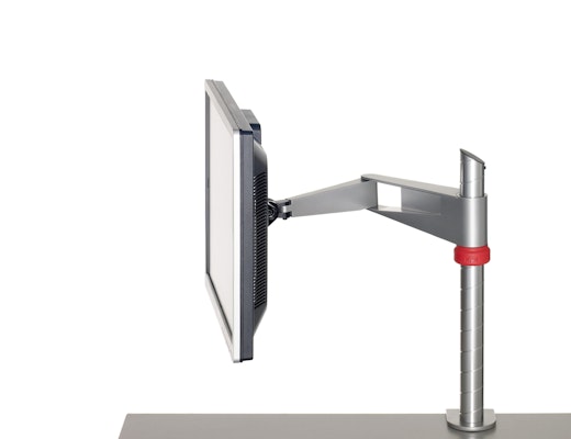 Sapper Monitor Arm Collection Standard Silver Single Monitor Arm Table Clamp Kit (Made in USA TAA Compliant Arm)