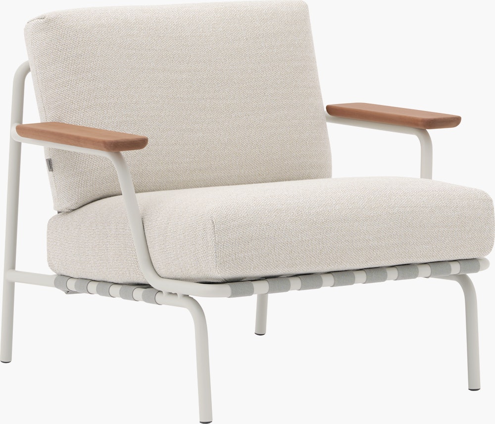 Settle Outdoor Lounge Chair - Grey, Laze, Natural