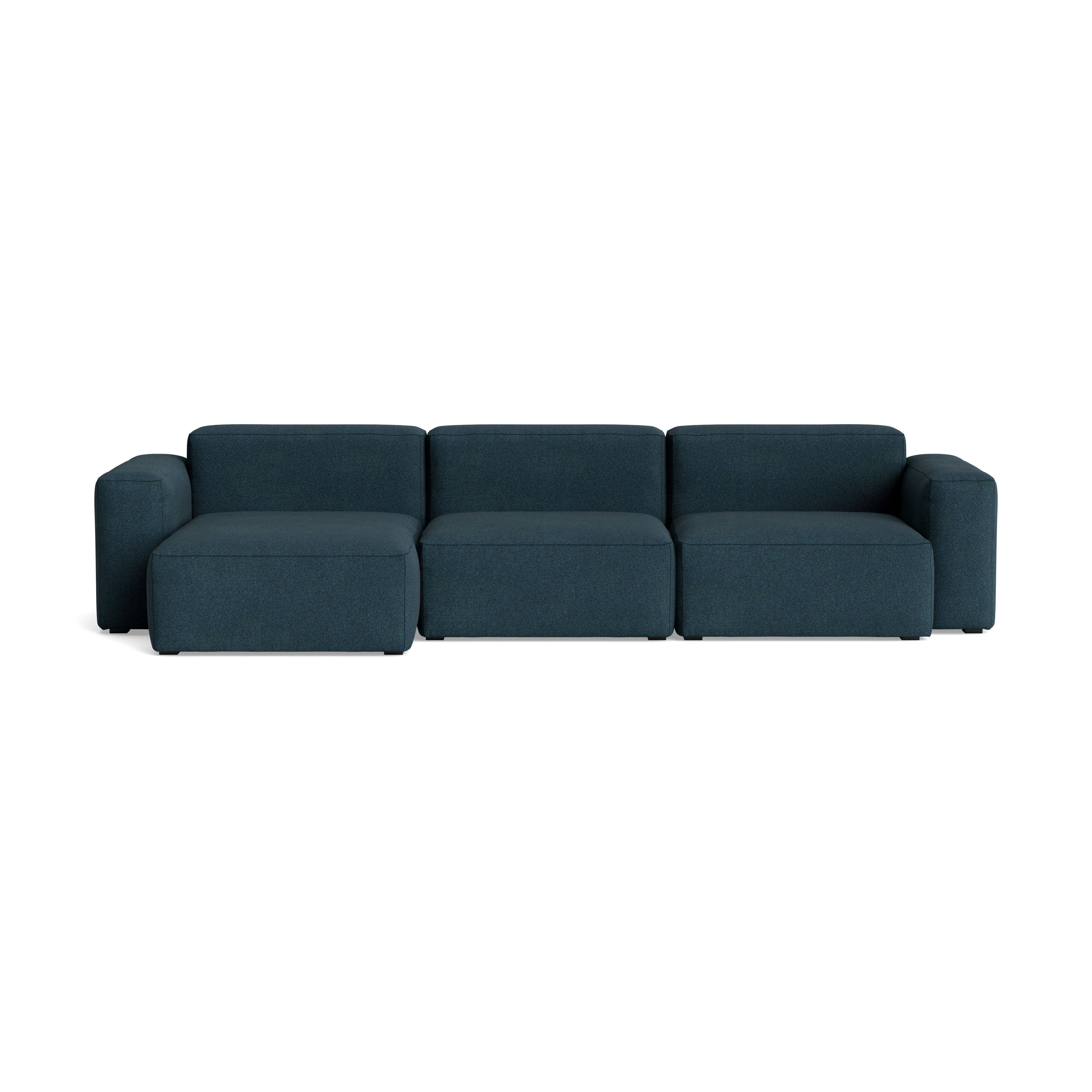 Mags SL Sectional with Wide Chaise - Left, Pecora, Blue