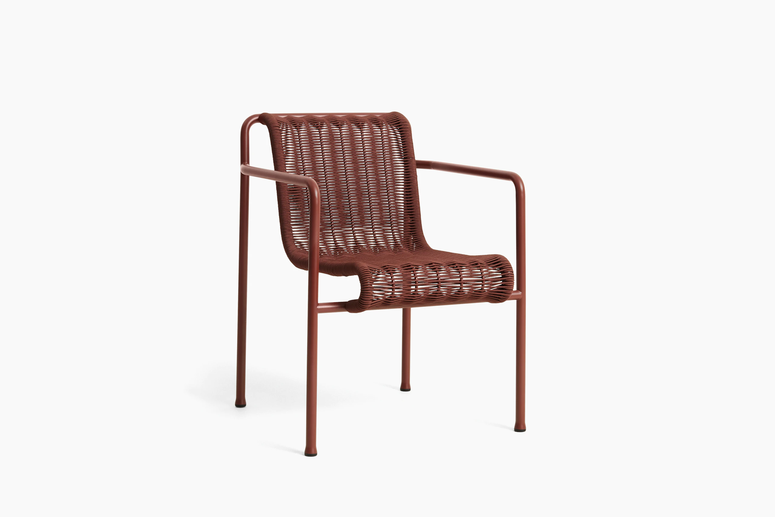 Palissade Cord Dining Armchair - Iron Red