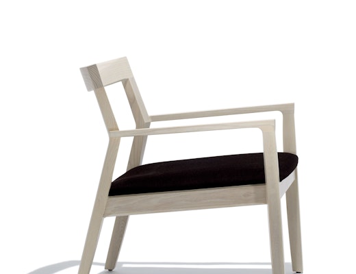 Knoll White Ash Krusin Lounge Chair
