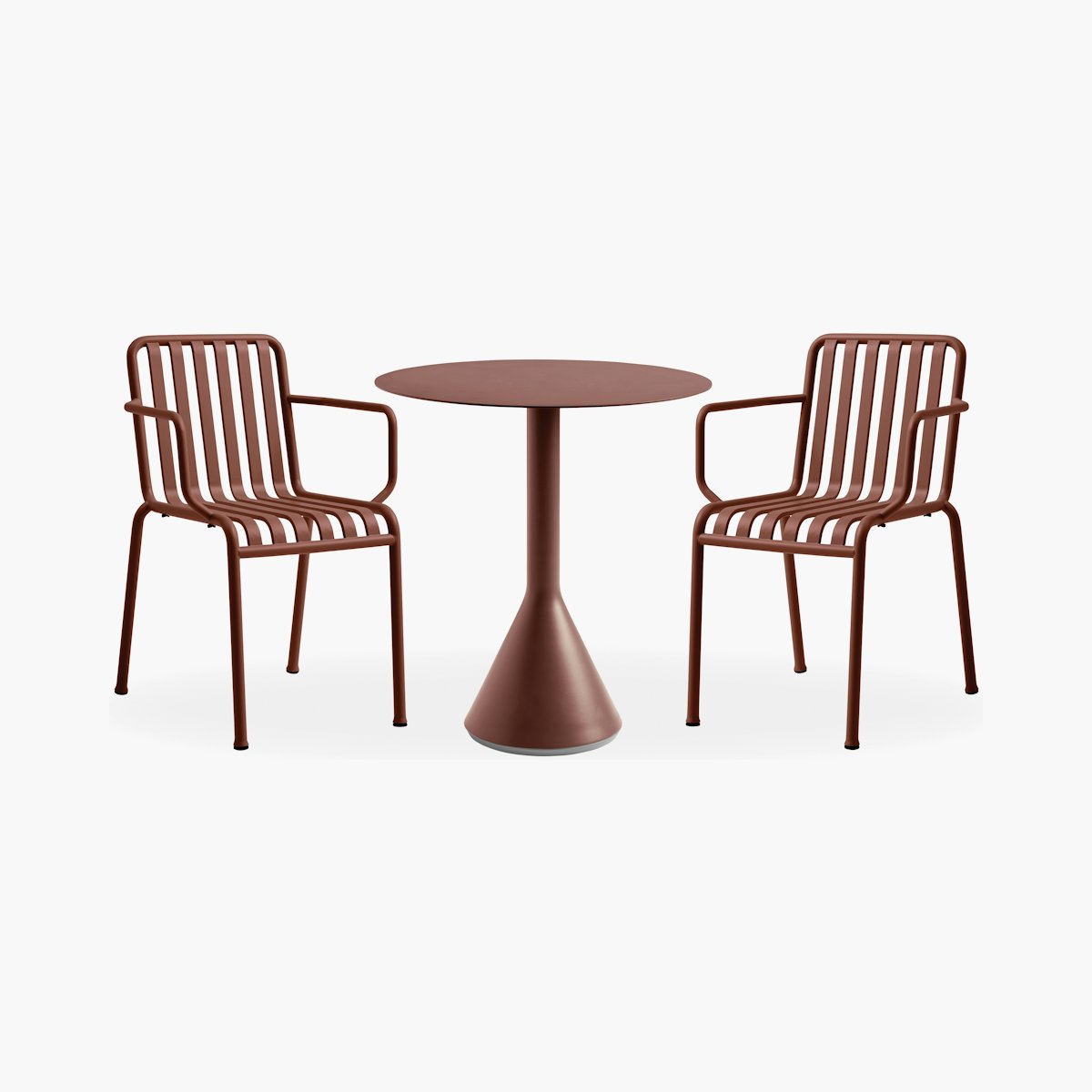 Palissade Café Set Palissade Café Set, Cone Table Round