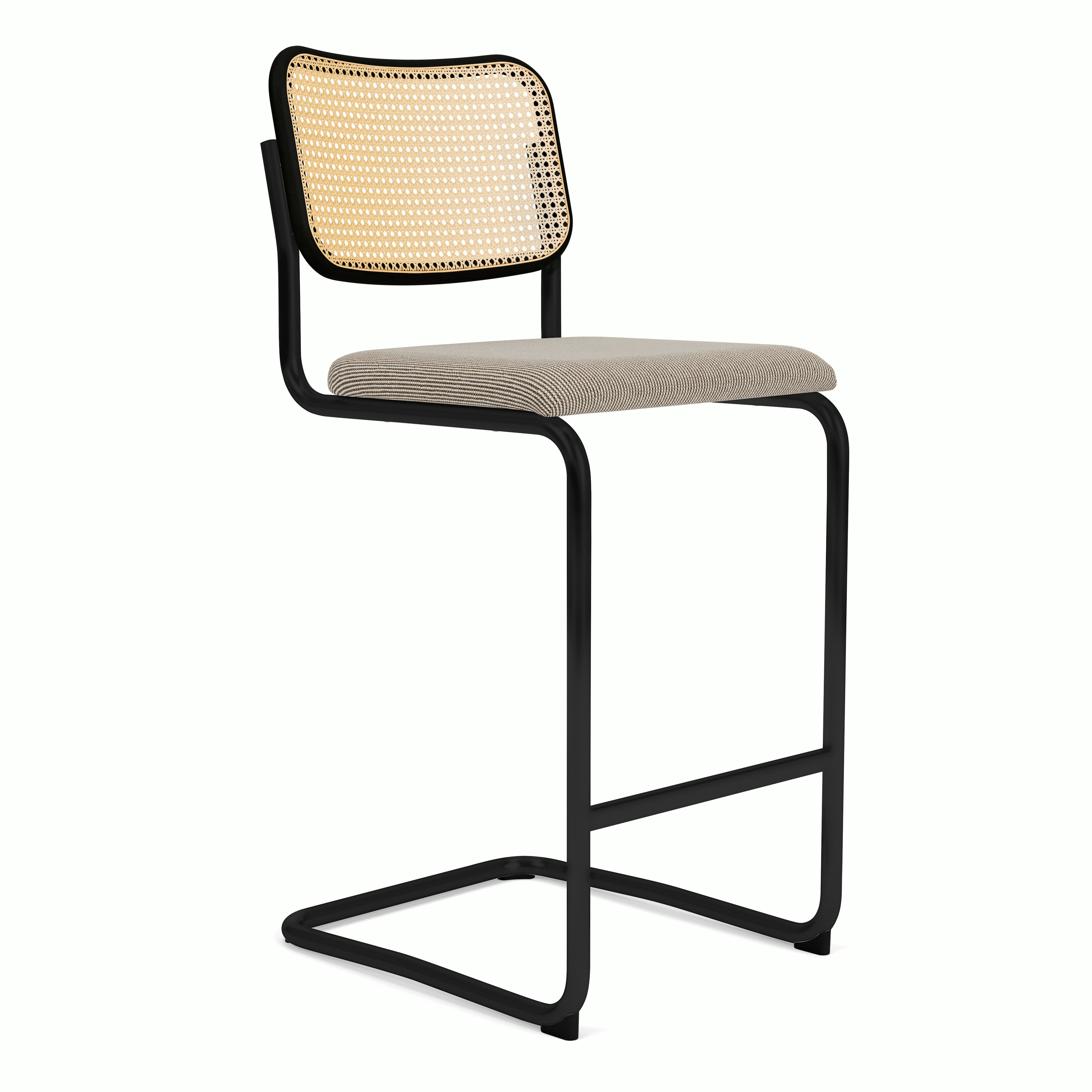 Cesca Stool With Upholstered Seat Pad