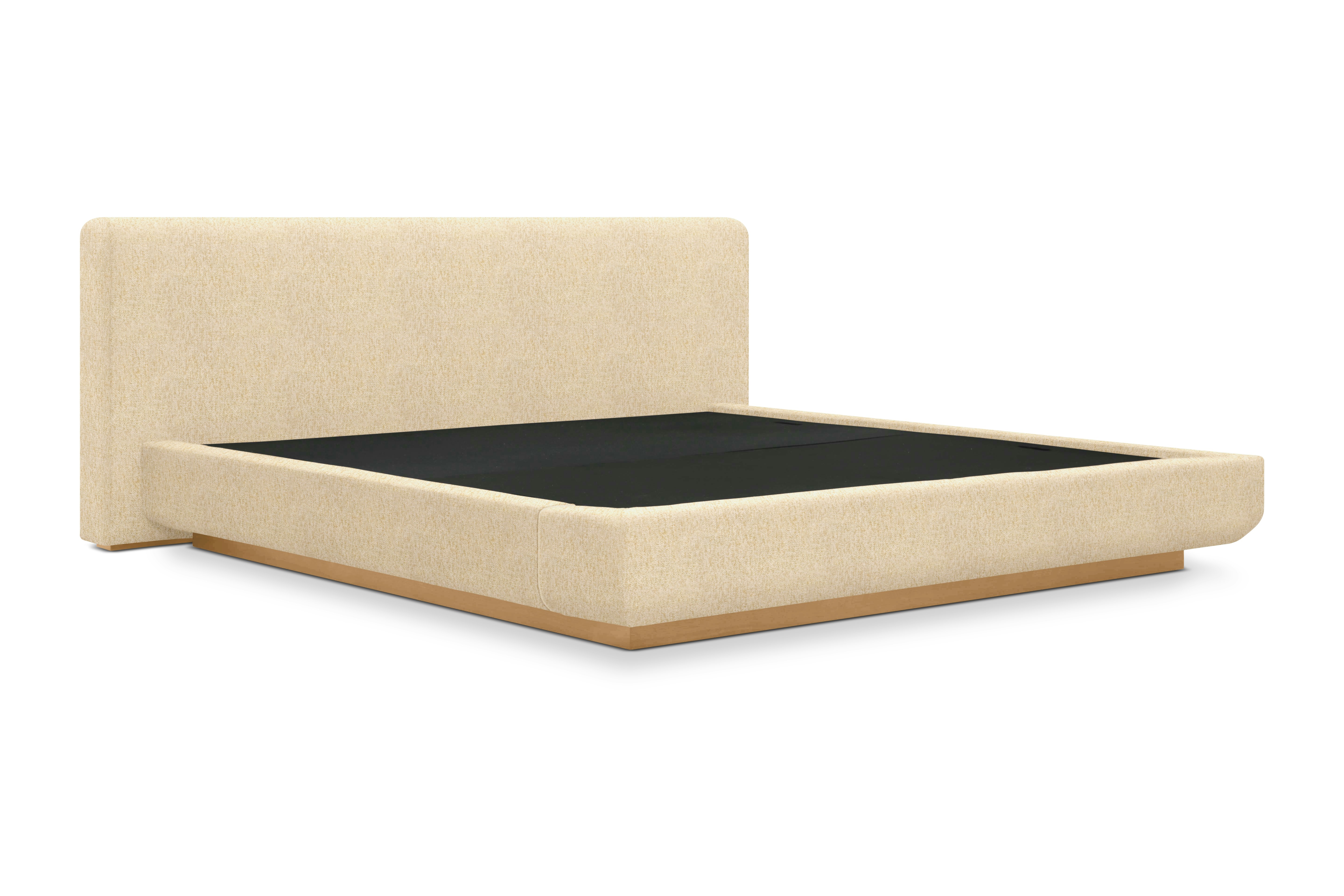 Mesa Bed - Queen in Oak and Novato Parchment