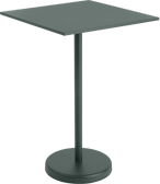 Linear Steel High Table, Square
