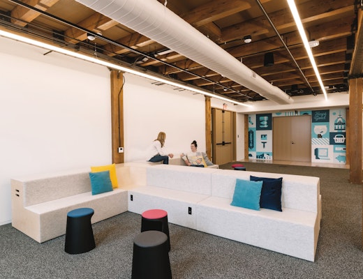 Knoll Works 2021 | At Home in the Neighborhood rockwell unscripted steps pillows gather social space shared sapces