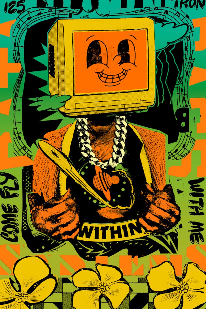 FAILE Artwork Come Fly With Me Print - Not Framed
