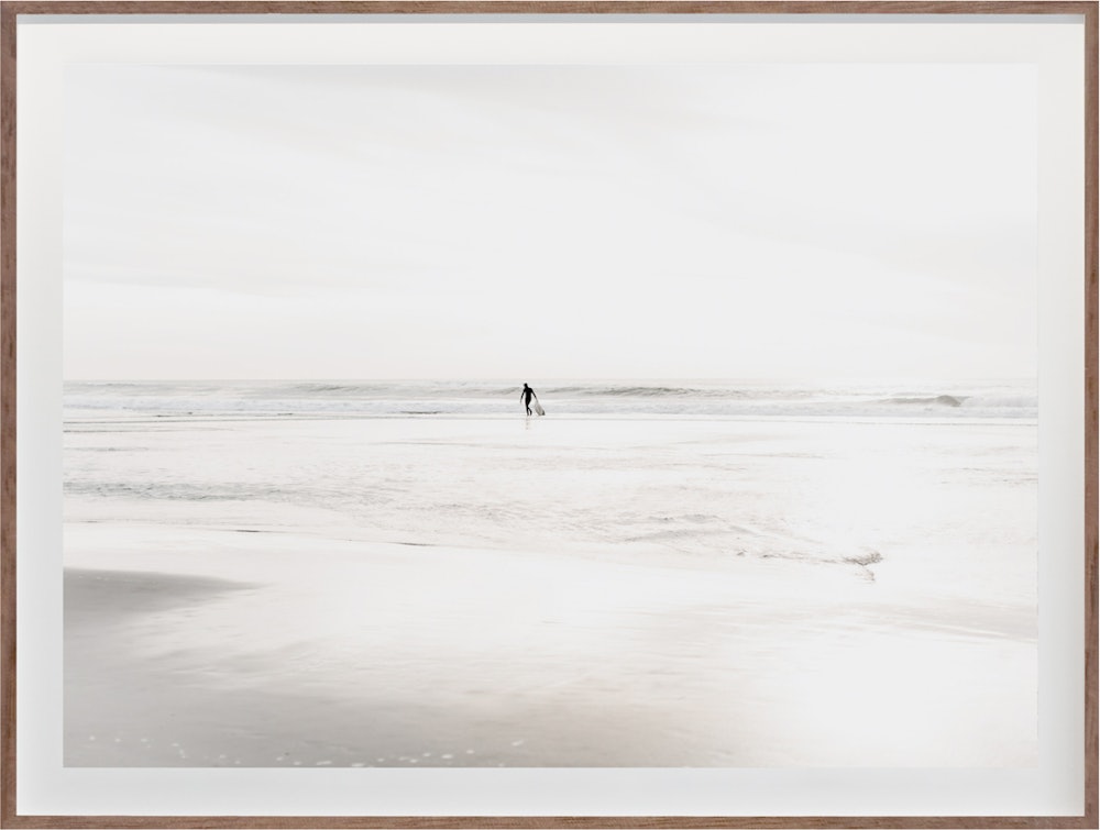 Surf No. 7259 by Cas Friese,  30 x 40,  Walnut Frame