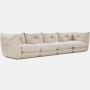 Pillo Sofa -  Four Seater Standard or Deep in Haven Ivory