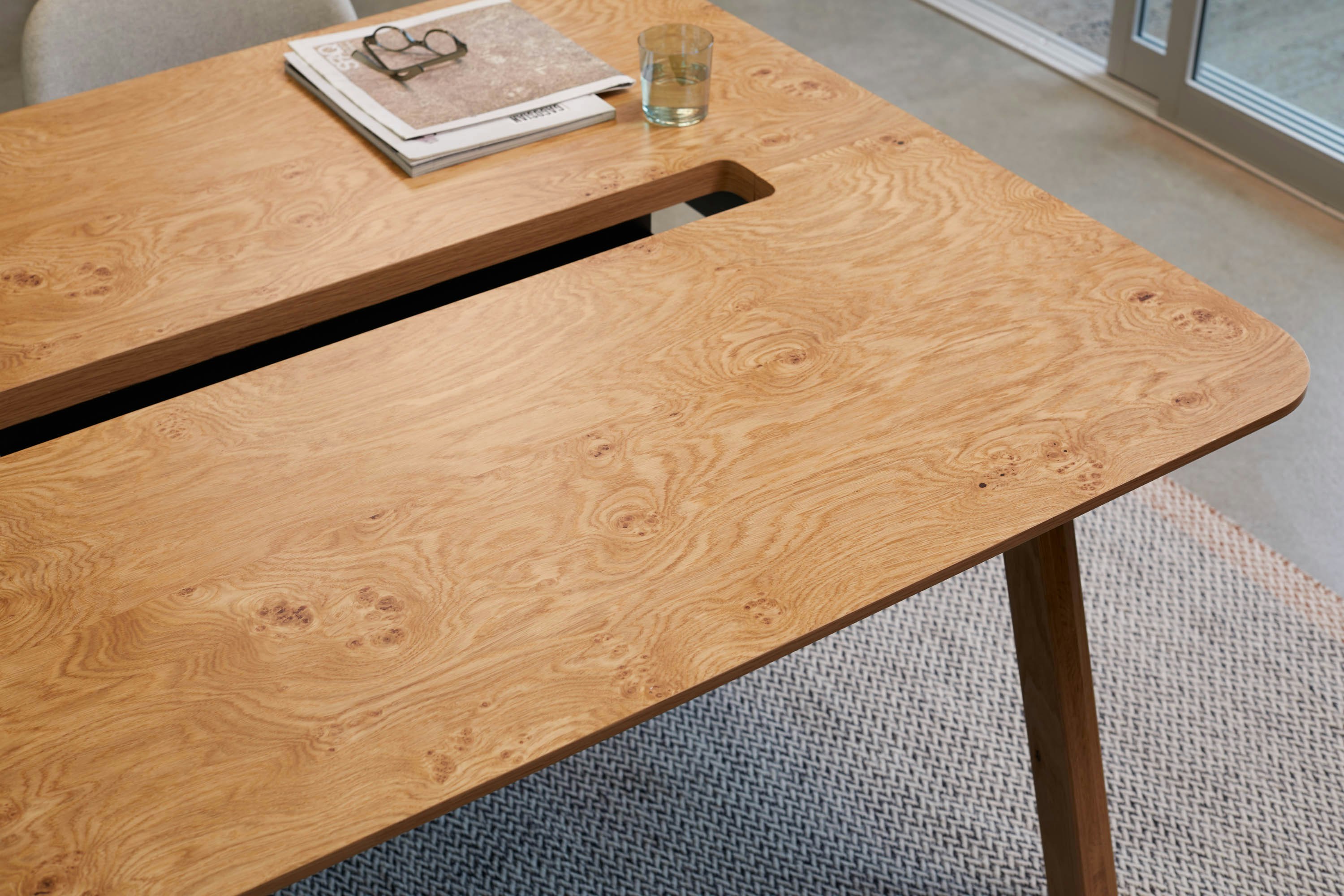 Rockwell Unscripted Sawhorse Workbench detail Pippy Oak