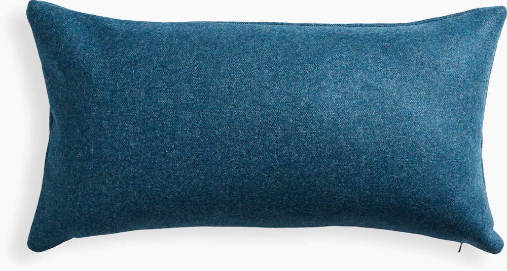 Pecora Pillow - 12x22",  Oblong,  Blue"