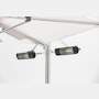 Tuuci Ocean Master Max Low-Profile Cantilever Umbrella w/Heating & Lighting