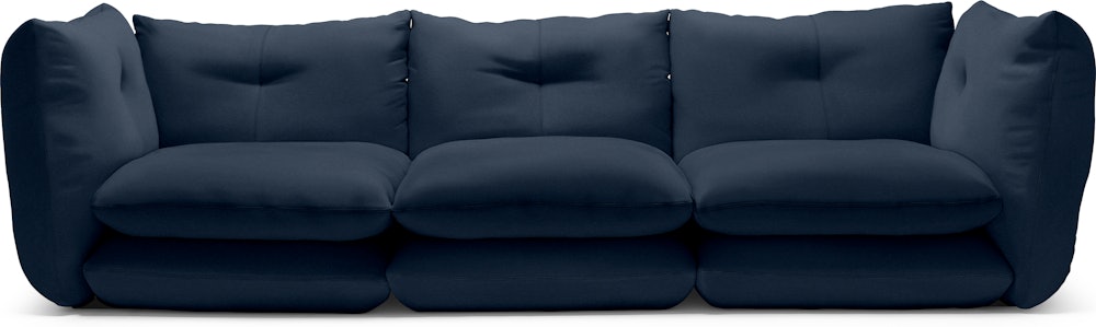 Pillo Sofa -  Three Seater, Standard, Utopia, Atlantic