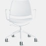 Gas Task Armchair With Casters