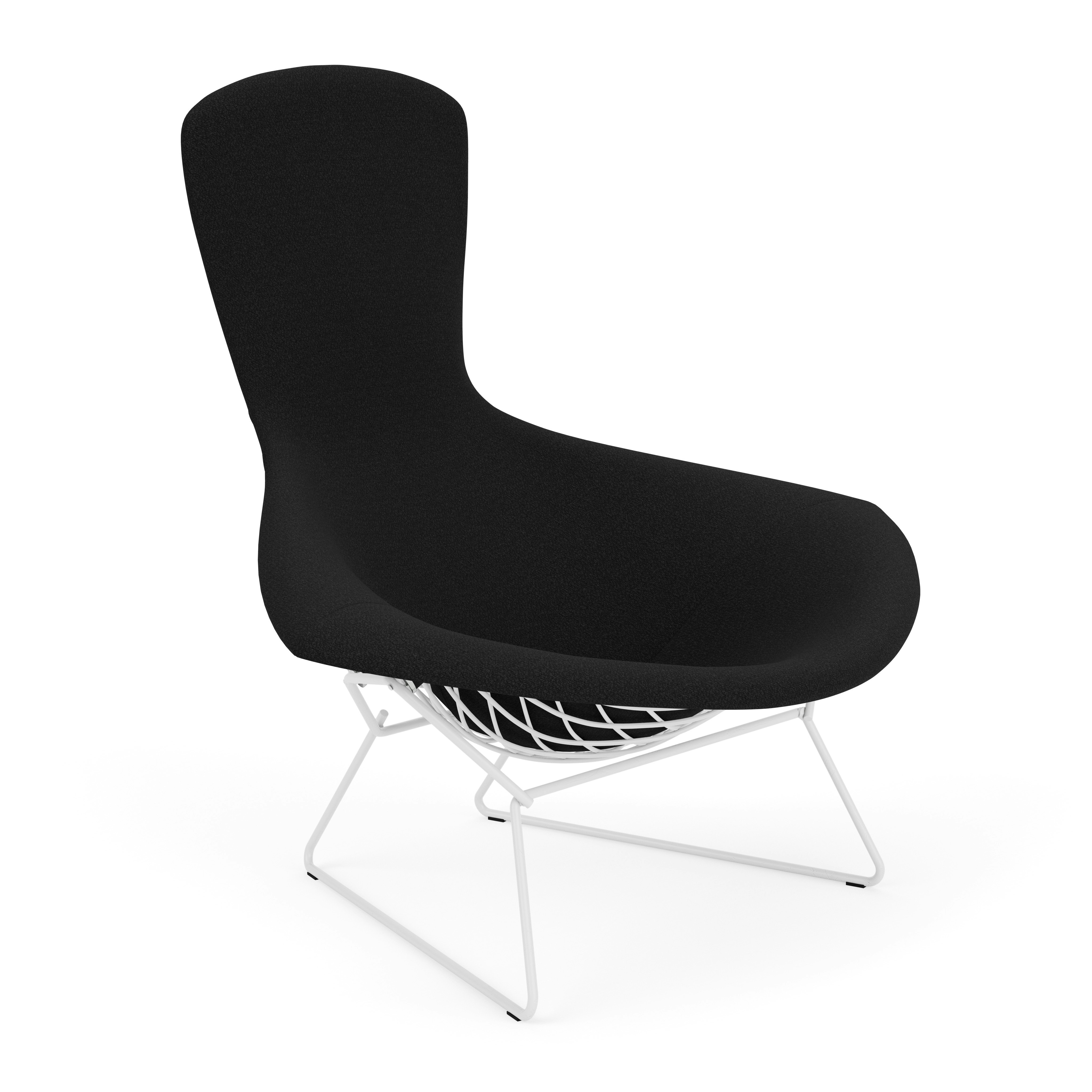 Bertoia Bird Lounge Chair -  Classic Boucle, Onyx, White