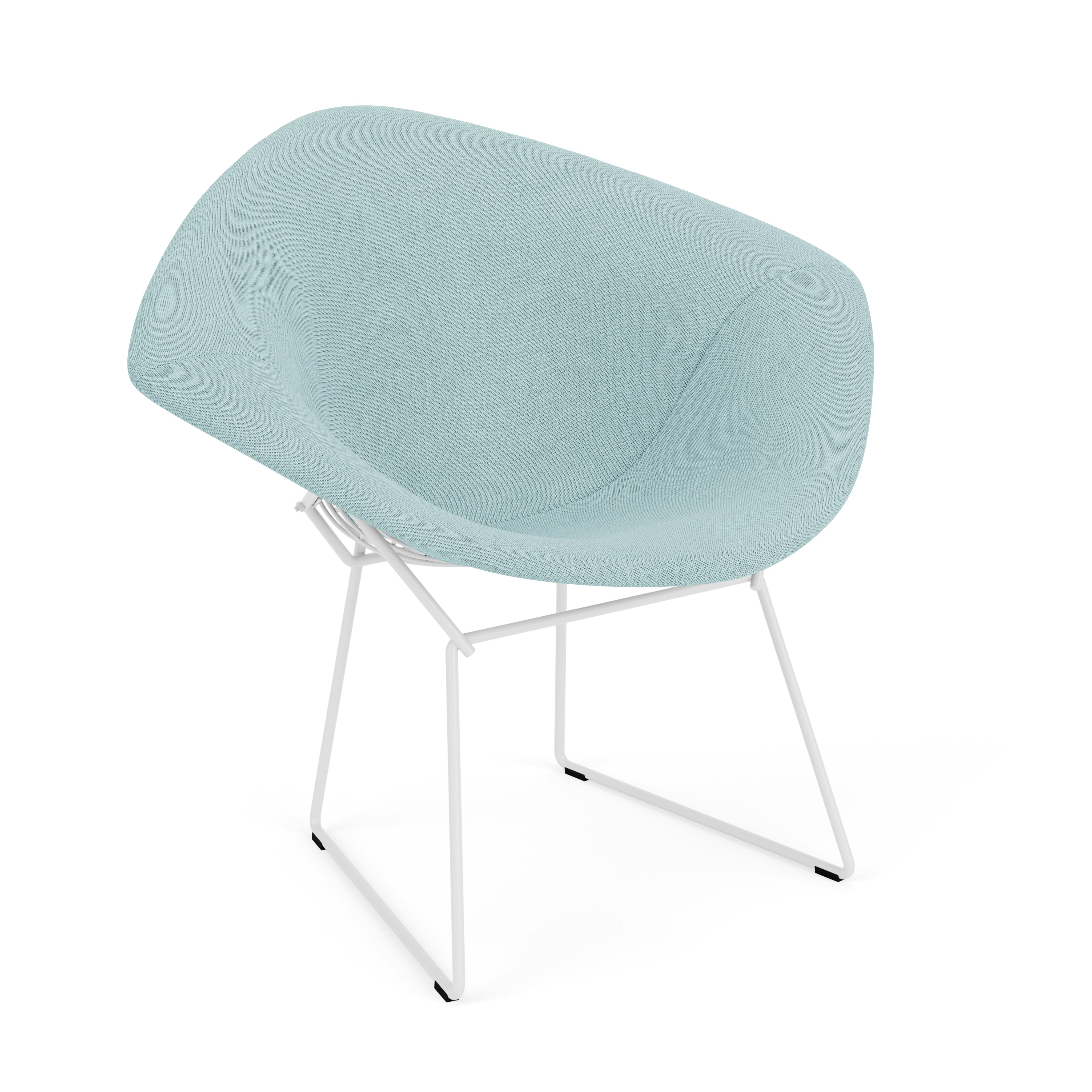 Bertoia Diamond Chair, White, Full Cover, Crossroad, Cabana