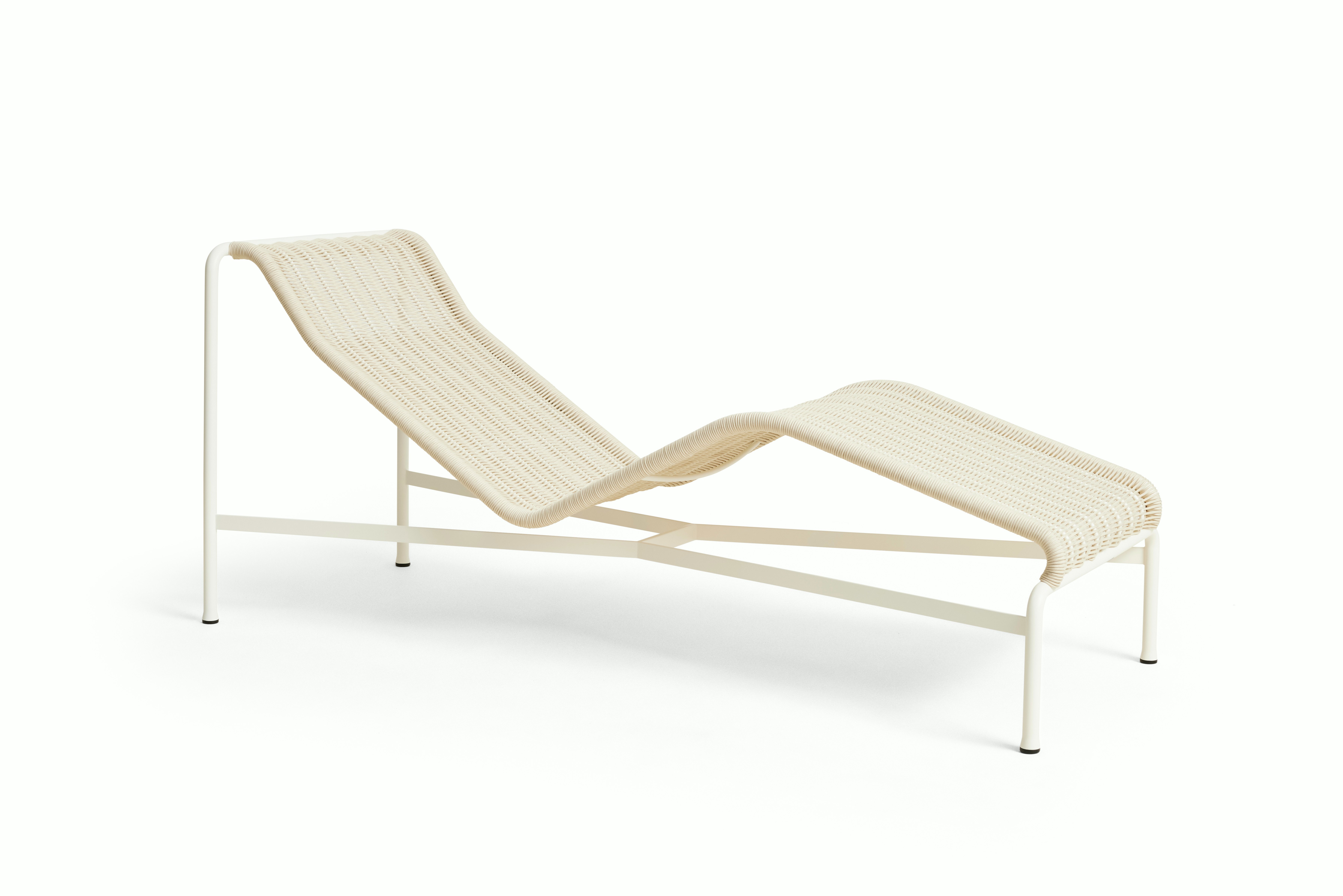 Palissade Cord Chaise Lounge - White