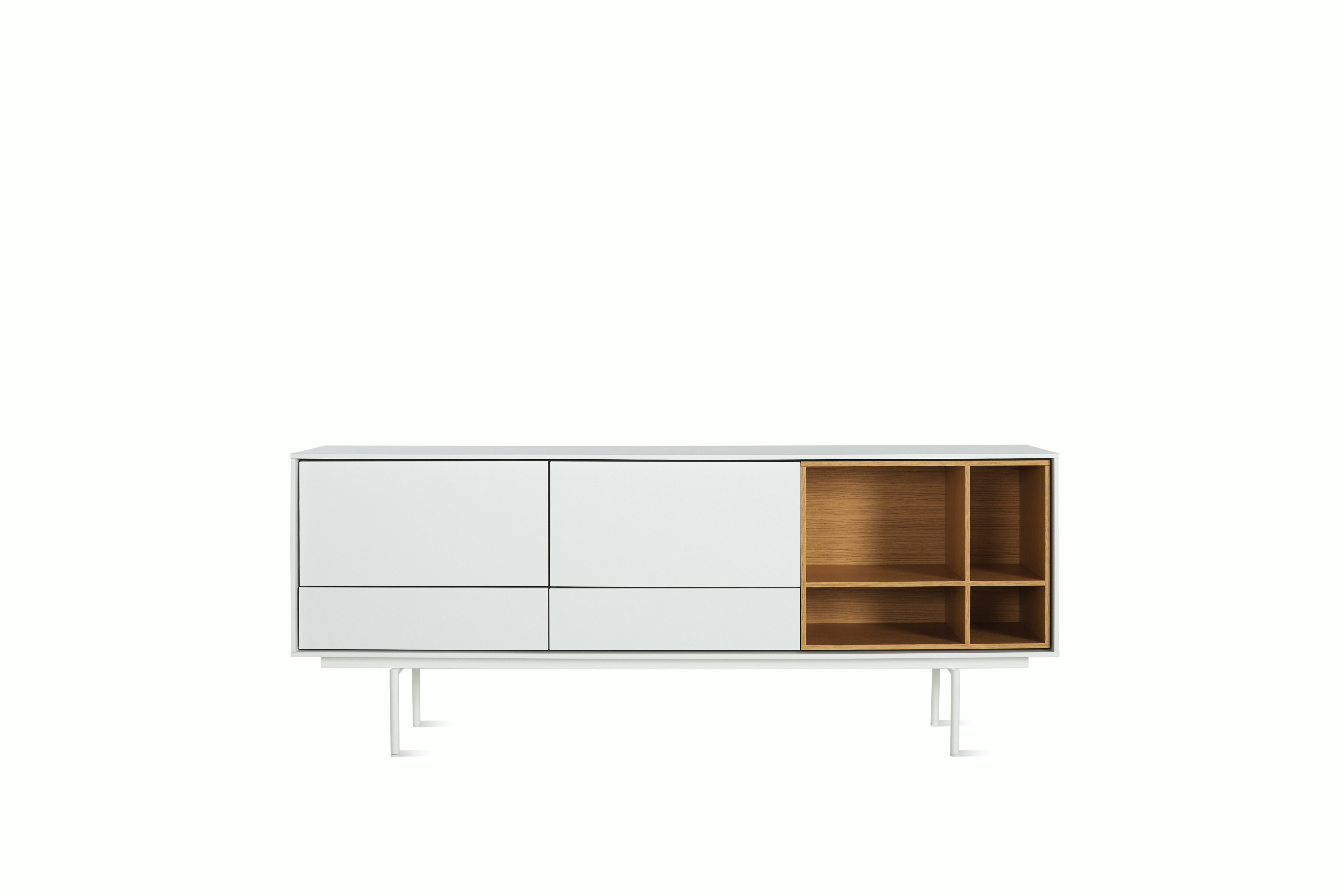 Aura Credenza Four Leg Base