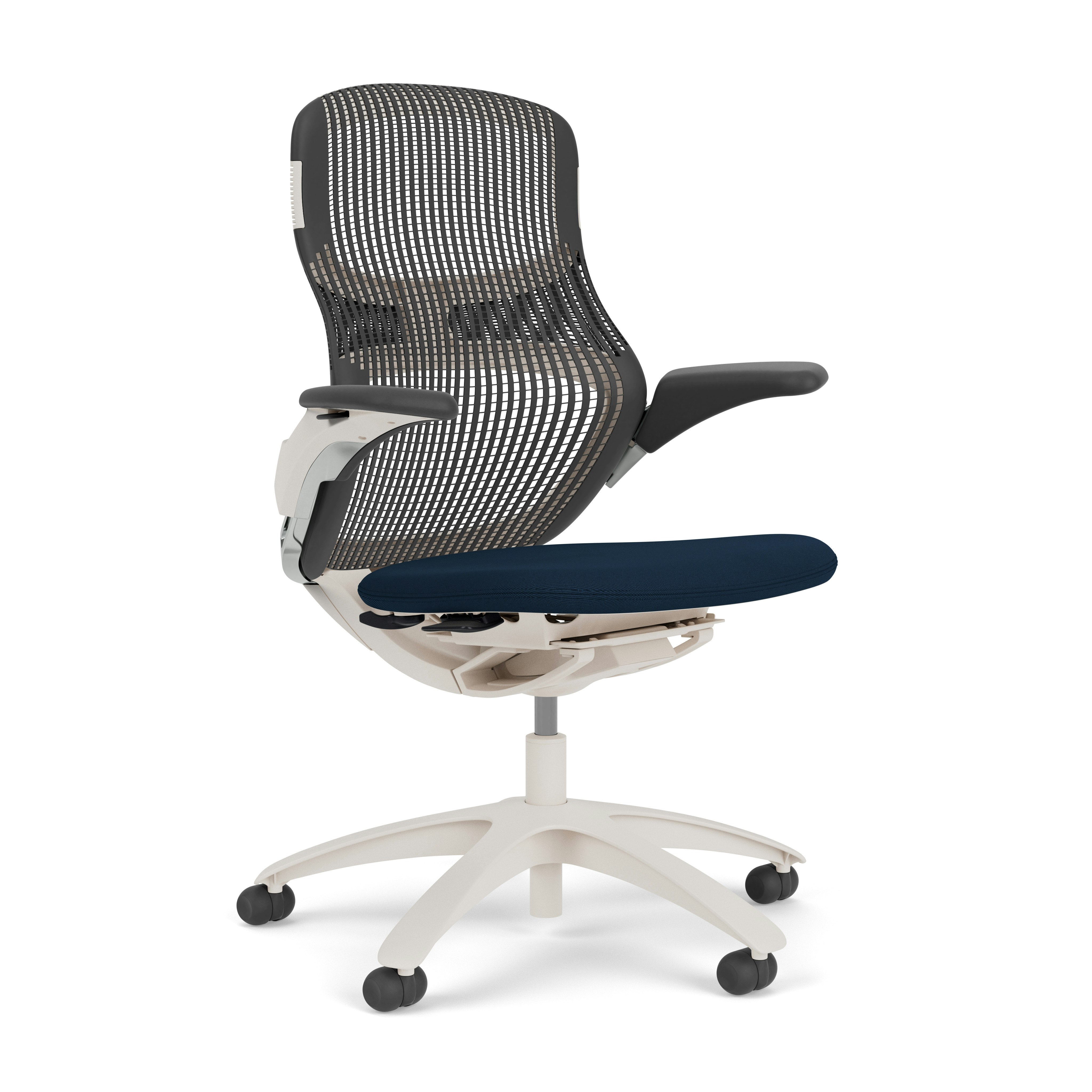 Generation Chair - Light, Height Adjustable, Storm, Generation, Bluemarine, Plastic Standard, Hard Wheel