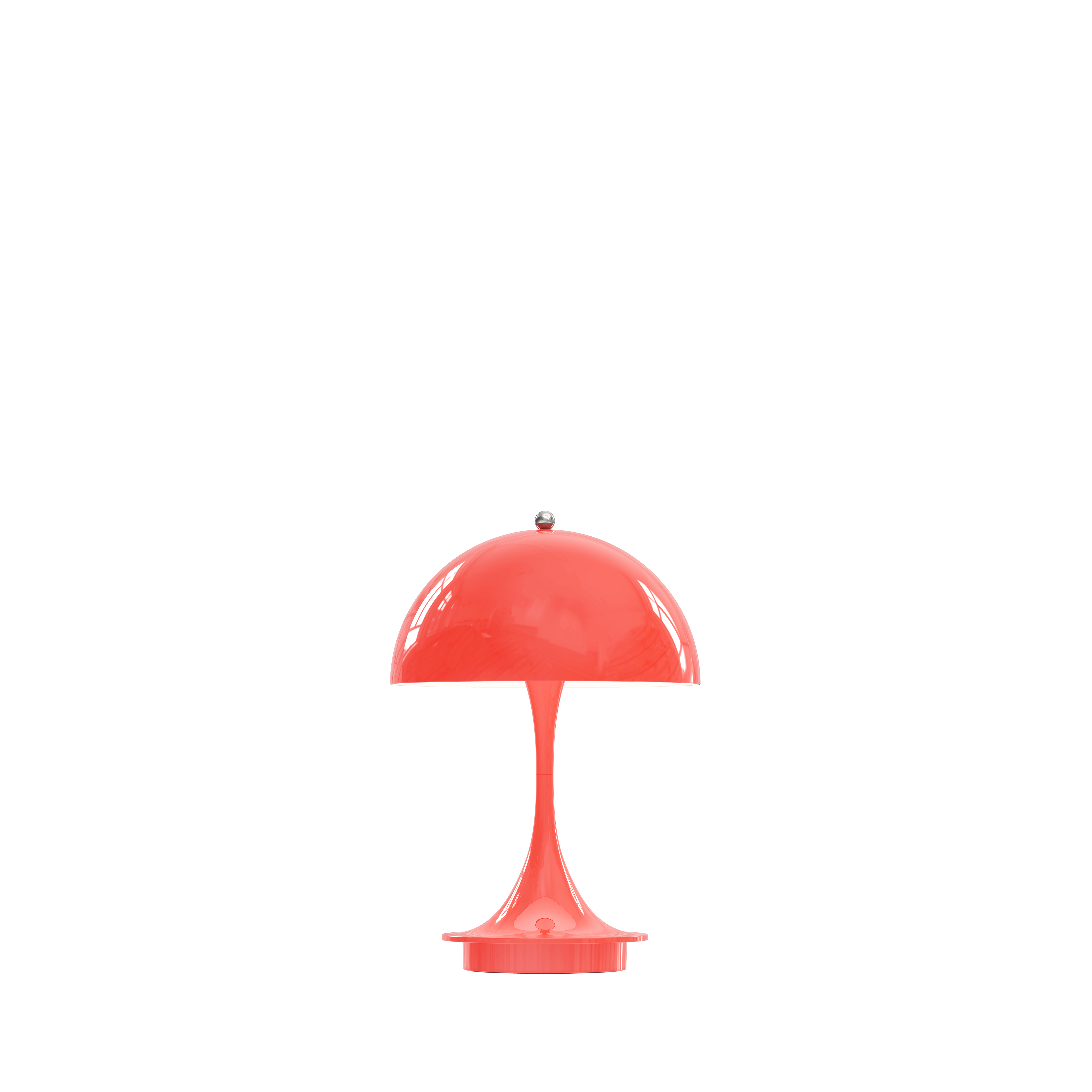 Panthella Portable Lamp in Coral