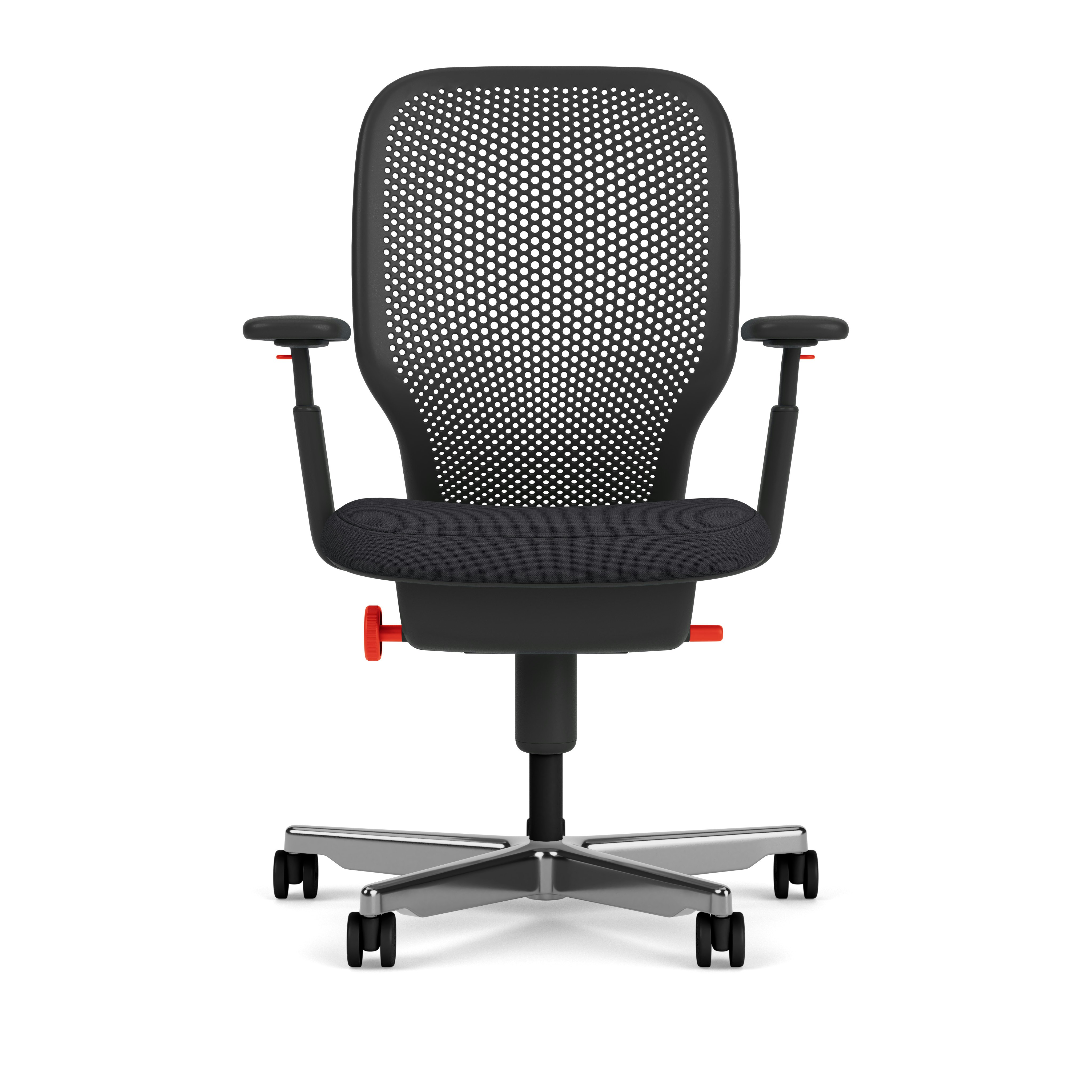 Newson Task Chair - High Performance Arms, Polished Aluminum Base