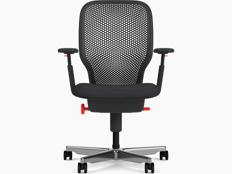 Newson Task Chair - High Performance Arms, Polished Aluminum Base