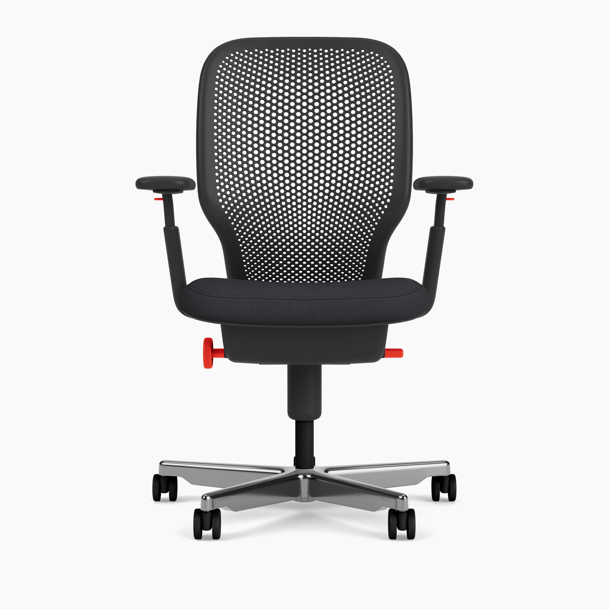Newson Task Chair - High Performance Arms, Polished Aluminum Base