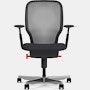 Newson Task Chair - High Performance Arms, Polished Aluminum Base