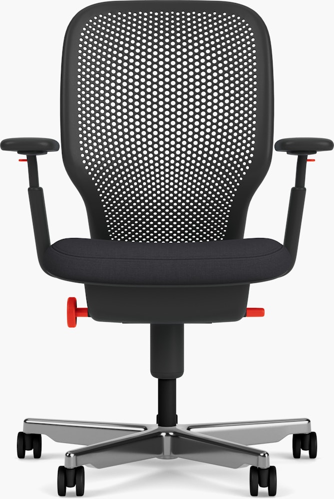 Newson Task Chair - High Performance Arms, Polished Aluminum Base