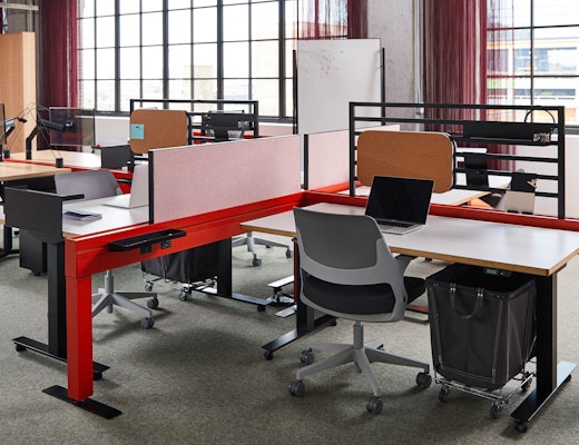 Antenna Power Beam with k. stand on Casters knoll design days fulton market antenna workspaces power beam ollo by glen oliver loew rockwell unscripted soft storage workstation screen storage ladder k. stand on casters