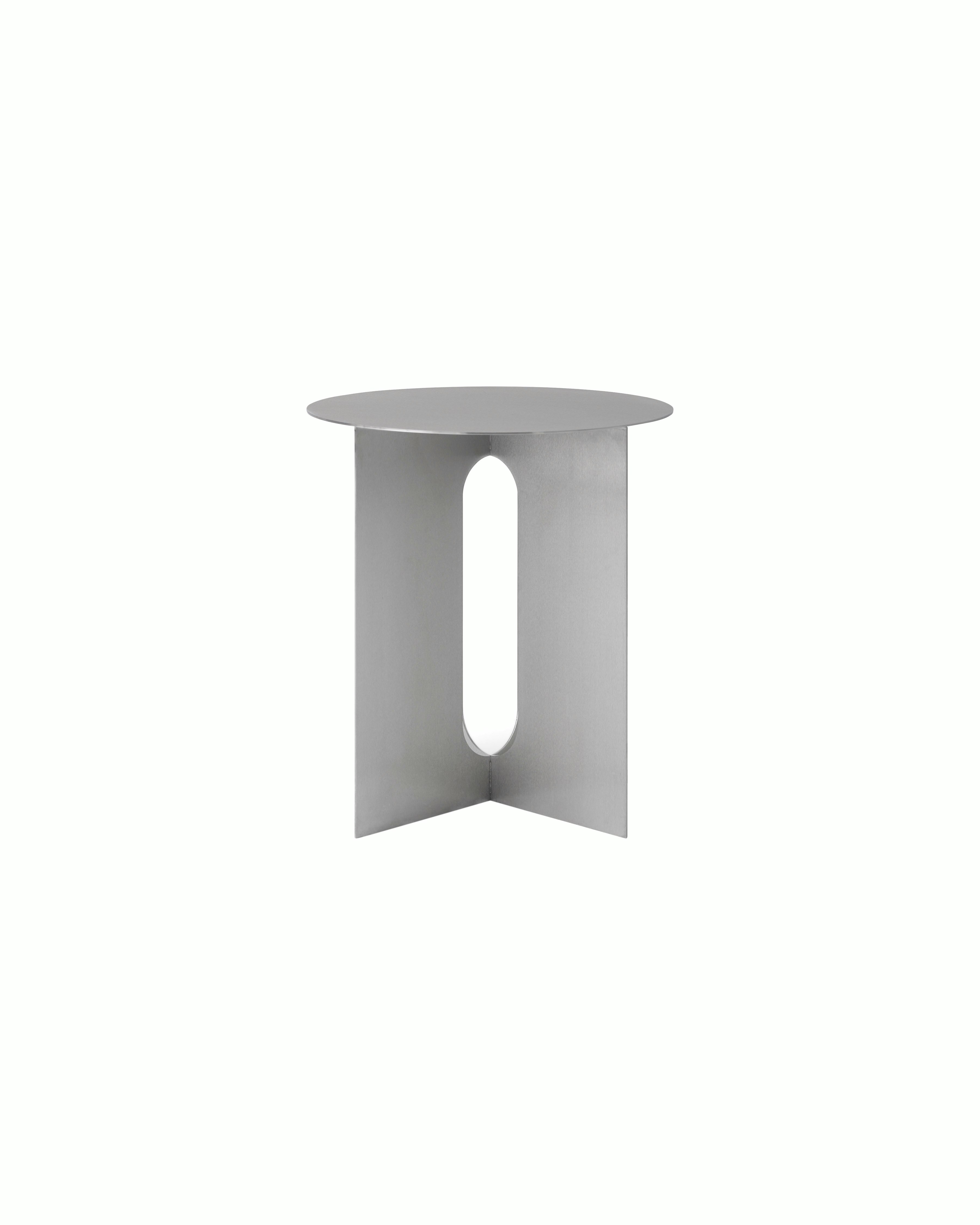 Androgyne Side Table in Steel