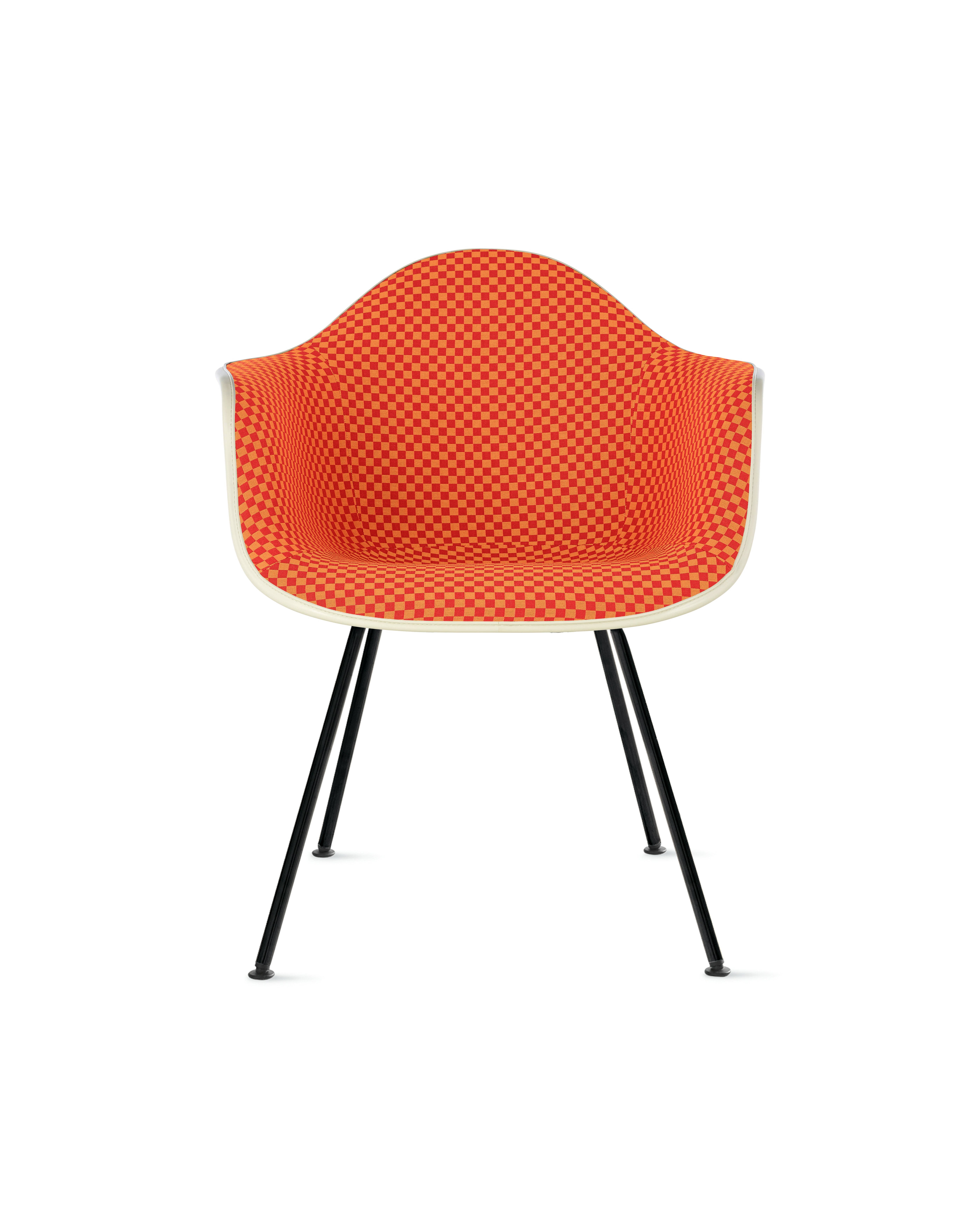 Eames Upholstered Molded Plastic Armchair