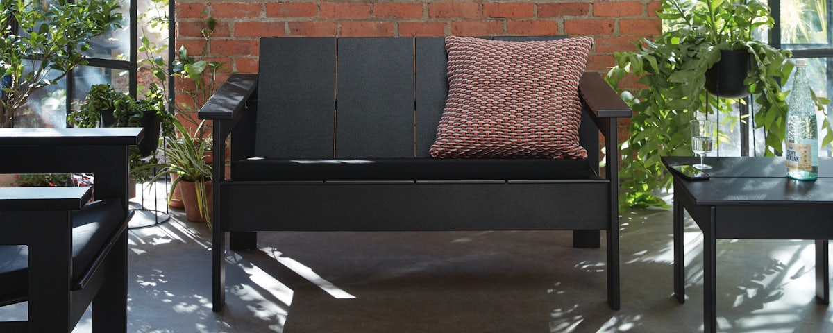 Hennepin Sofa in a patio setting